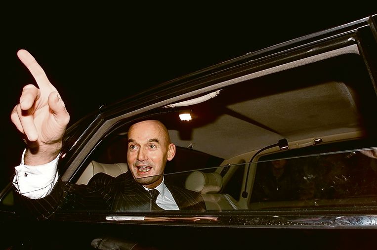 Fortuyn nadat hij door Leefbaar Nederland aan de kant is gezet. Beeld Vincent Boon / ANP
