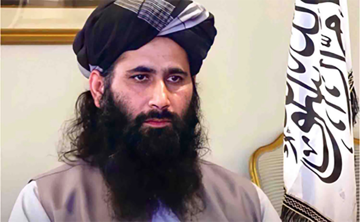 Taliban-woordvoerder Mohammed Naeem Wardak. Beeld rv