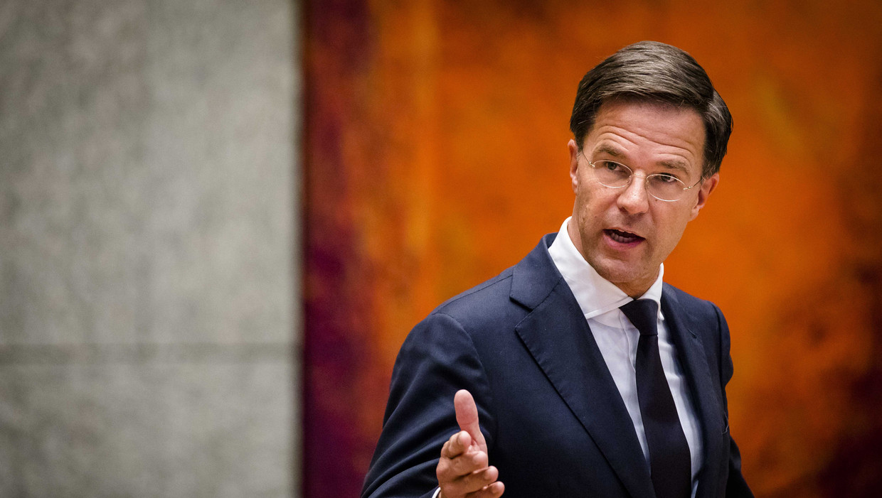 VVD-leider Rutte. Beeld anp
