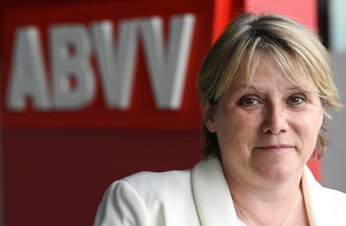 Miranda Ulens, algemeen secretaris van de socialistische vakbond ABVV.