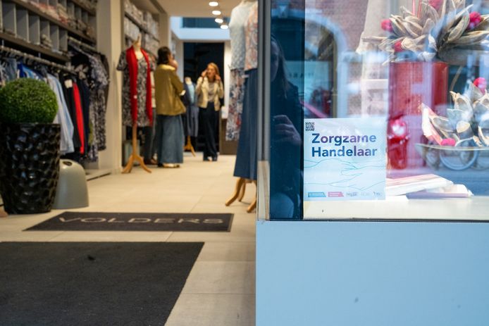 Ook Textiel Volders mag zich een Zorgzame Handelaar noemen.