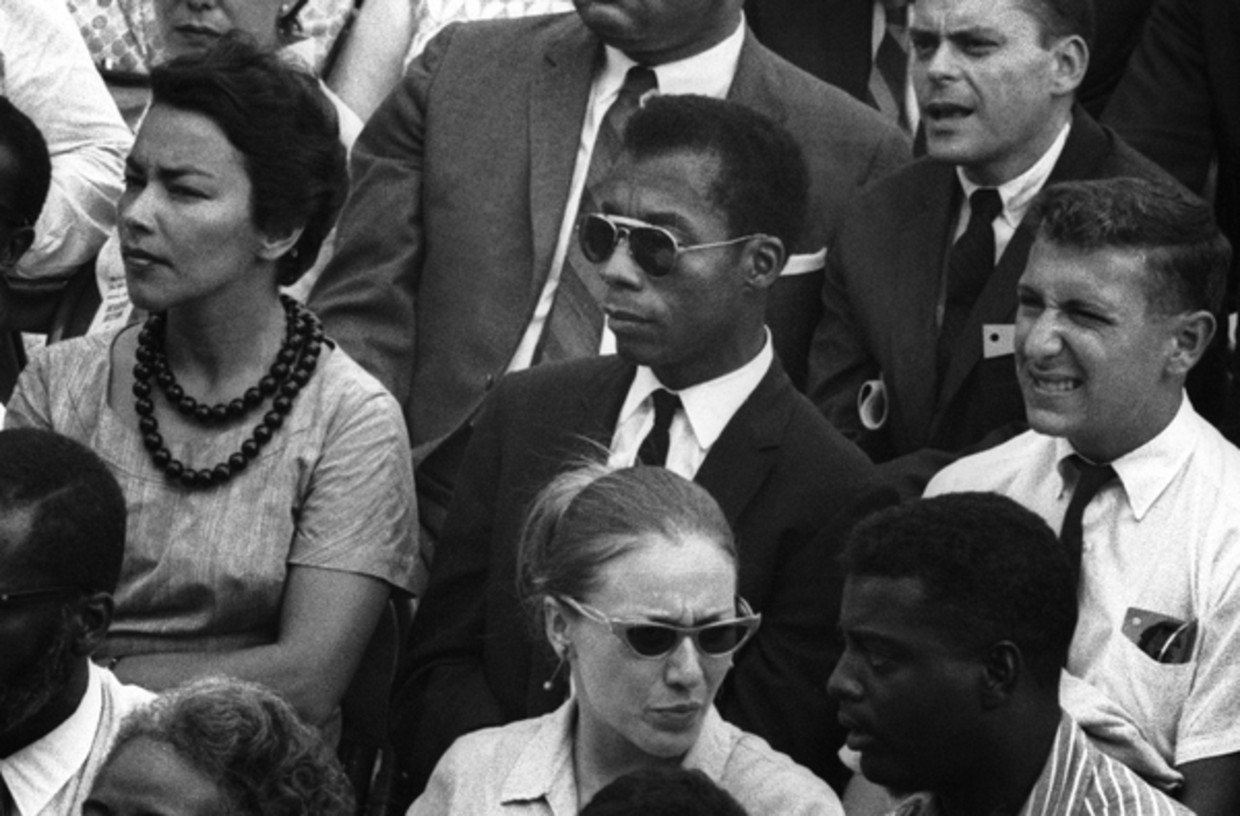 Beeld van James Baldwin uit de documentaire: 'I AM NOT YOUR NEGRO' van Raoul Peck. Beeld TR BEELD