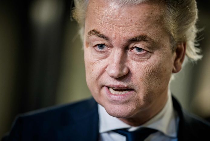 De Nederlandse extreemrechtse politicus Geert Wilders (PVV).