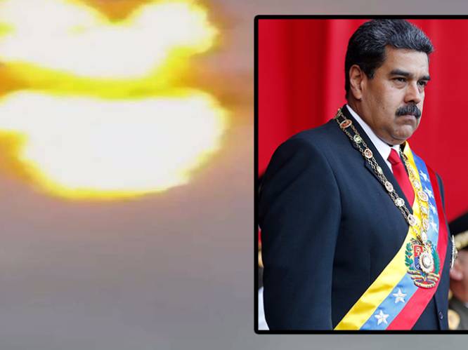 Video toont drone-ontploffing "tijdens toespraak Maduro"