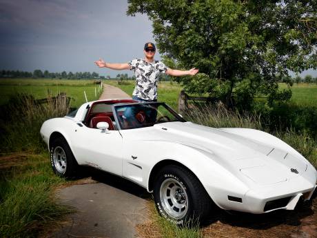 Davy (22) kocht een Corvette die tweemaal zo oud is als hijzelf: ‘Het geluid van die achtcilinder is machtig’