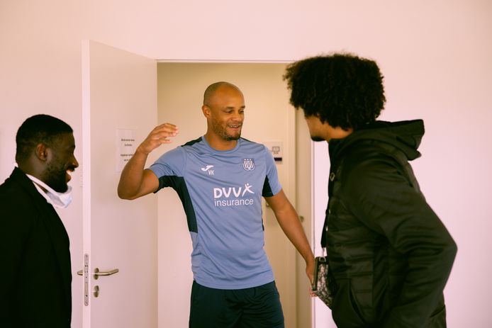 Zirkzee met Kompany.