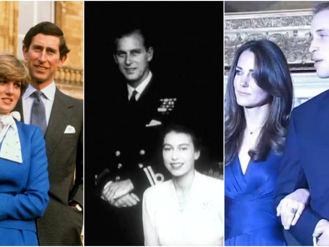 Van prins William tot de Queen zelf: zo maken de Britse royals hun verloving bekend