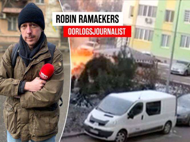 INTERVIEW. Robin Ramaekers ziet hoe Russen burgerdoelwitten aanvallen: “Ze gebruiken munitie die verboden is”
