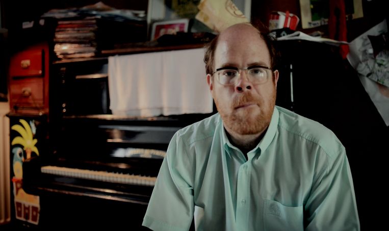 Bruno Vanden Broecke in de mockumentary 'Wien is 't Hof van Commerce'. Beeld RV