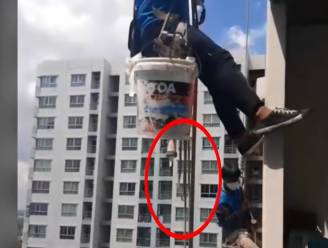 Thaise vrouw snijdt steuntouwen van schilders aan torenhoog gebouw door omdat herstelwerken haar “irriteren” 