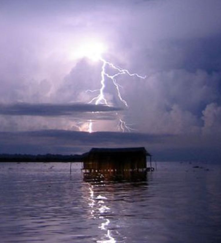 De Catatumbobliksem in Venezuela. Beeld Wikimedia Commons/Thechemicalengineer