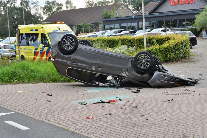 Ongeval op de Antwerpseweg in Rijsbergen.