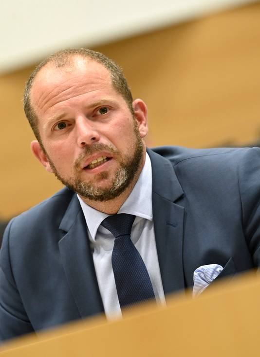 Theo Francken (N-VA), ex-secrétaire d’État à l’Asile et la Migration et désormais député fédéral.