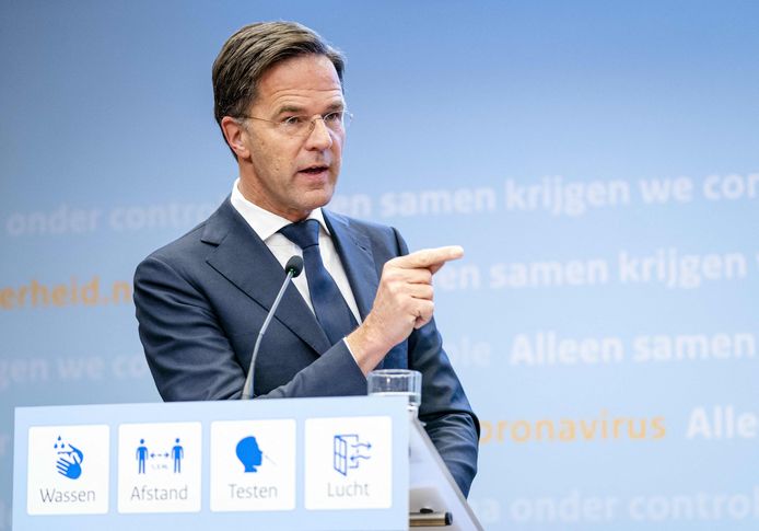 Le Premier ministre Mark Rutte