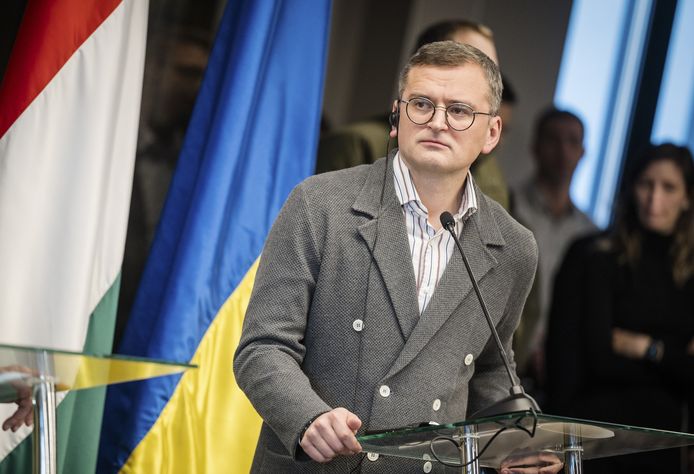 De Oekraïense minister van Buitenlandse Zaken Dmitro Koeleba.
