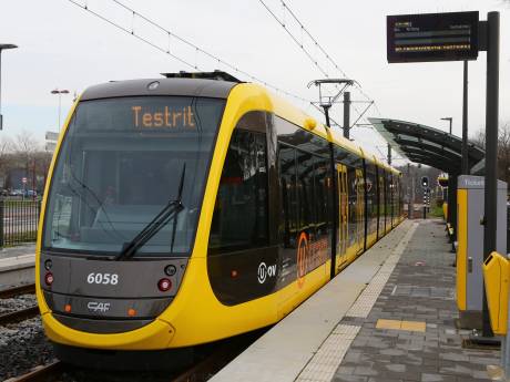 Trams tussen Utrecht Centraal en P+R Science Park rijden tot 14.00 uur niet 