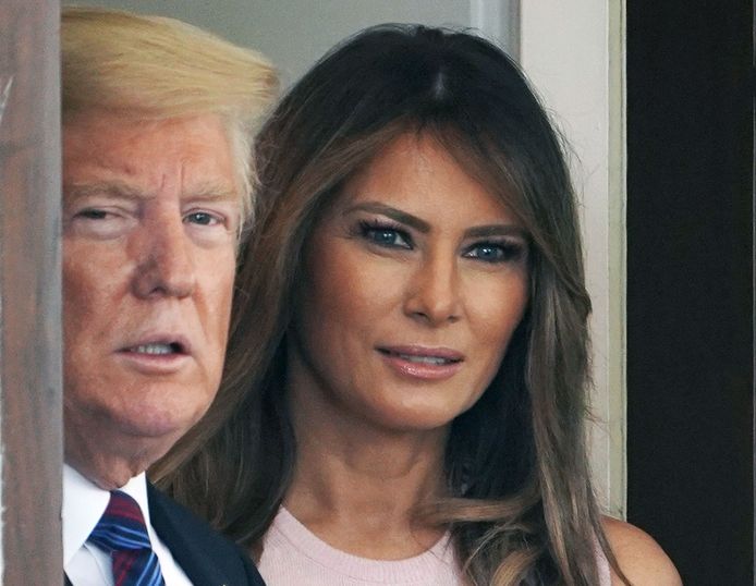 President Donald Trump and First Lady Melania Trump .