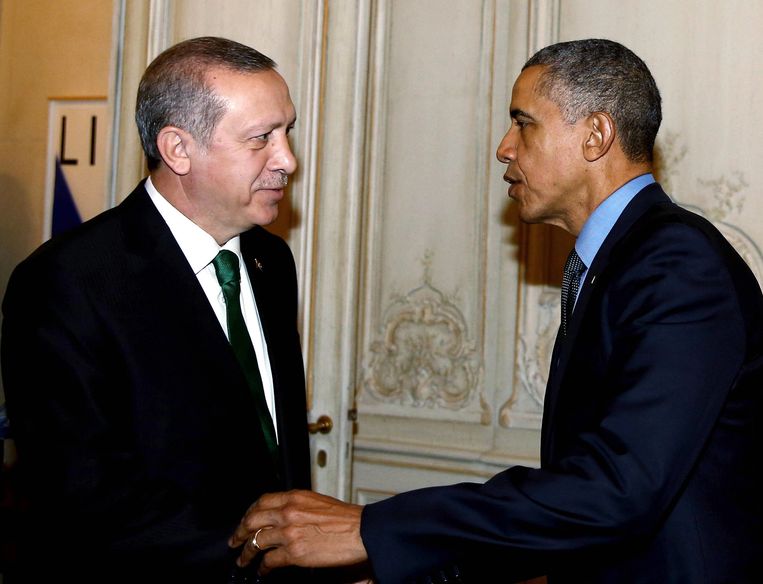 Erdogan en Obama Beeld ap