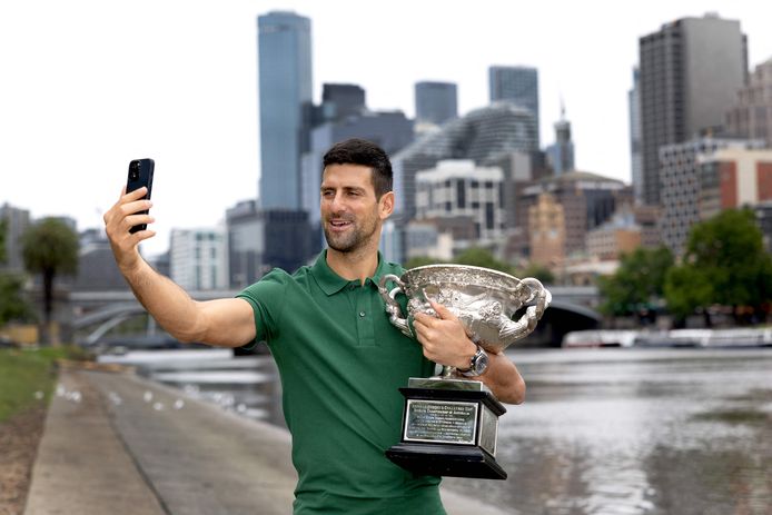Djokovic won de Australian Open voor de tiende keer.