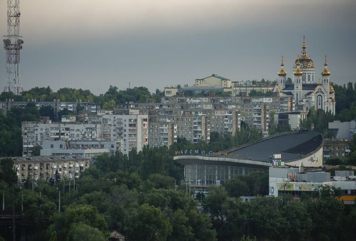 Donetsk, the capital of the self-declared separatist People's Republic of Donetsk.