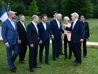 Trudeau en Johnson grappen over Poetin tijdens G7