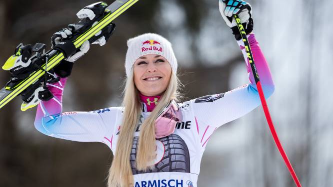 Vonn met winst in Garmisch-Partenkirchen richting Spelen