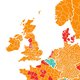 Ook geen weekendje Amsterdam meer: Europa is nu bijna helemaal oranje of rood