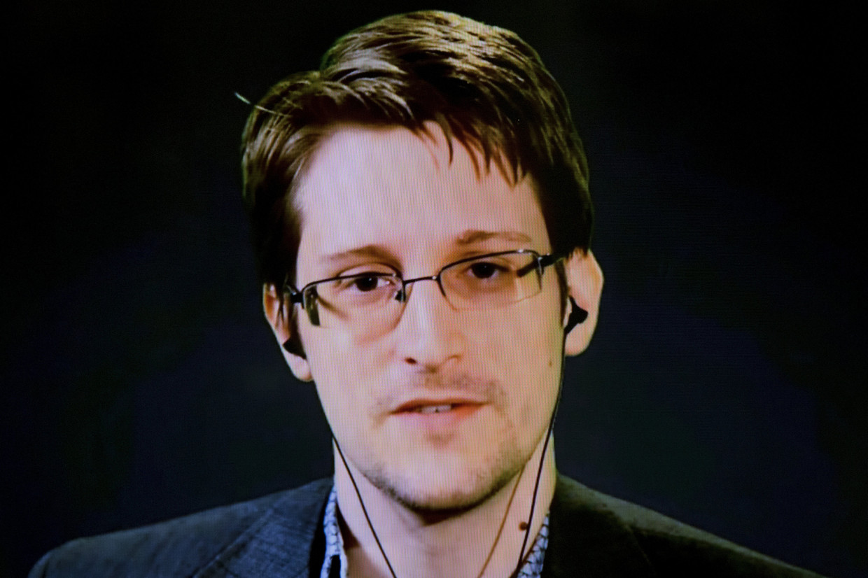 De Amerikaanse klokkenluider Edward Snowden. Beeld reuters