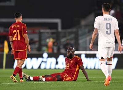 Inquiétude pour l'Euro? Romelu Lukaku sort sur blessure contre l'AC Milan