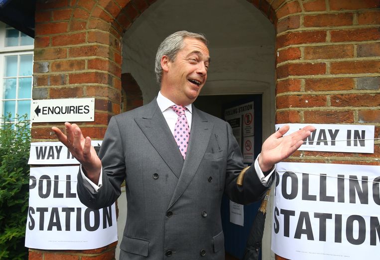 Nigel Farage. Beeld ap