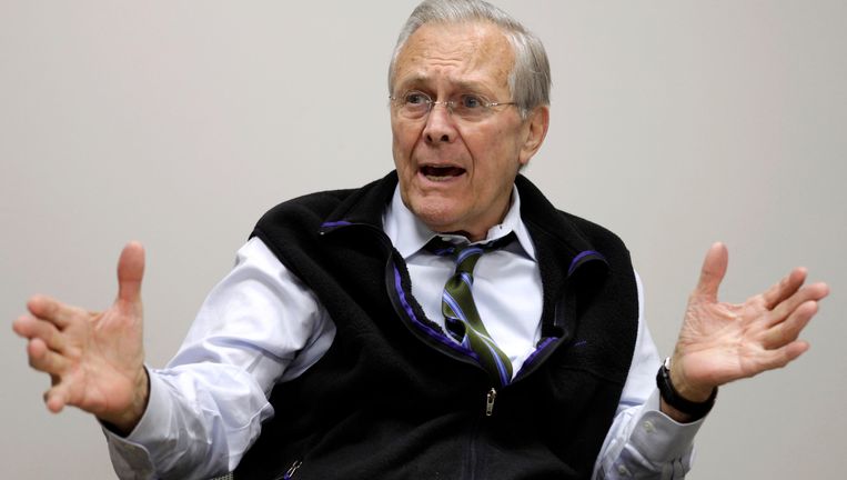 Donald Rumsfeld. Beeld ap