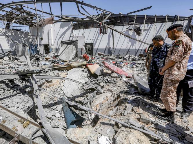 44 doden bij bombardement op vluchtelingencentrum in Libië: VN-veiligheidsraad houdt spoedzitting