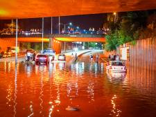 Wateroverlast door noodweer in Brabant en Zuid-Holland