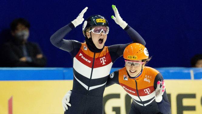 Uitgeputte Suzanne Schulting door Xandra Velzeboer van troon gestoten: ‘Ik heb me nog nooit zo gevoeld’