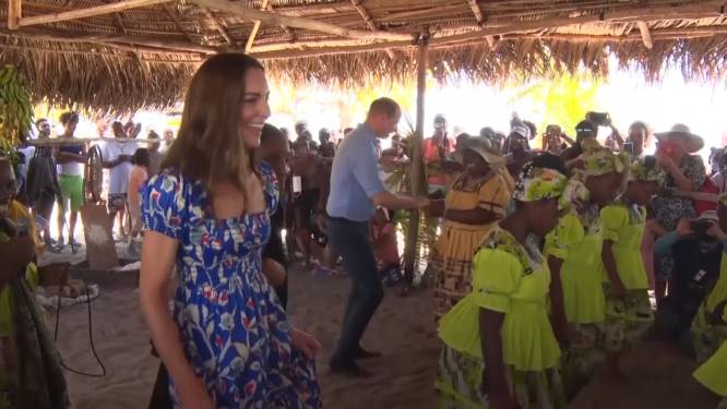 Prins William en Kate Middleton gooien benen los in Belize, maar: “Ze kunnen beter nog wat oefenen”