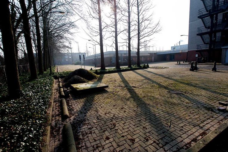 Terrein waar de moskee zou komen. Beeld anp