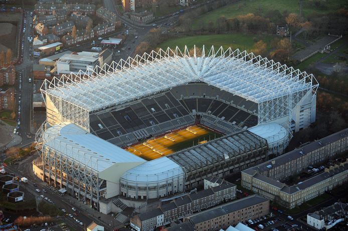 St James' Park, het stadion van Newcastle.