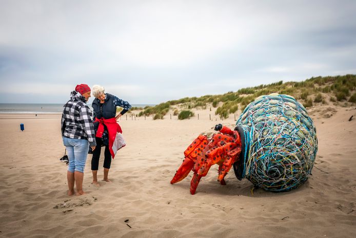 De de plastic kreeft.