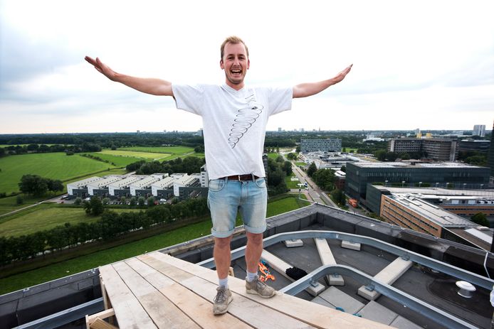 geur Gezamenlijke selectie salade Arne Tanzer vliegt 'als een vogel' van de Johanna af | Utrecht | AD.nl