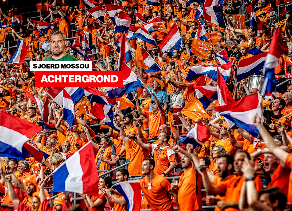 Oranje-fans in de Johan Cruijff Arena.