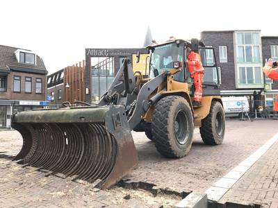 Werk aan Marktplein Ede begonnen