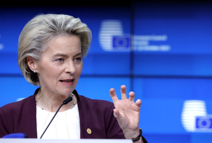 Ursula von der Leyen, voorzitter van de Europese Commissie.