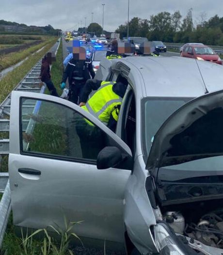 Belg (19) rijdt onder invloed van drugs roekeloos over de snelweg; wilde achtervolging op A58