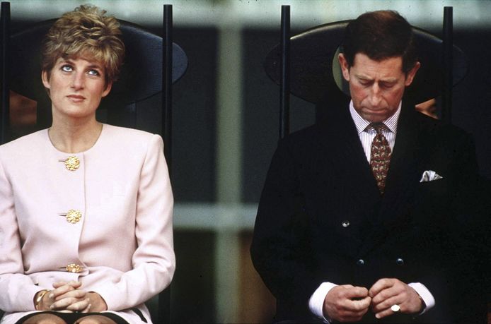 Prinses Diana en prins Charles.