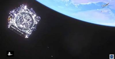 Ruimtetelescoop James Webb ontvouwt zonneschilden en zet reis gestaag verder