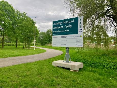 Zoeven over duurzaam fietspad van ruim 1,4 miljoen euro: aanleg nieuw tracé tussen Arnhem en Velp