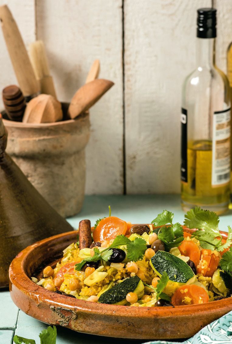 Jeroen Meus maakt tajine met kikkererwten Nina kookt Nina HLN