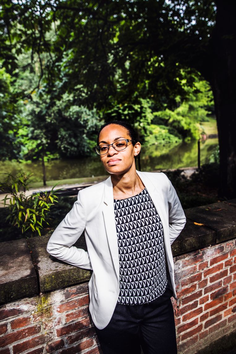 De zoektocht van Nadia Nsayi naar haar familiegeschiedenis was ‘fascinerend’, maar op sommige momenten werd ze echt geraakt. Beeld Aurélie Geurts