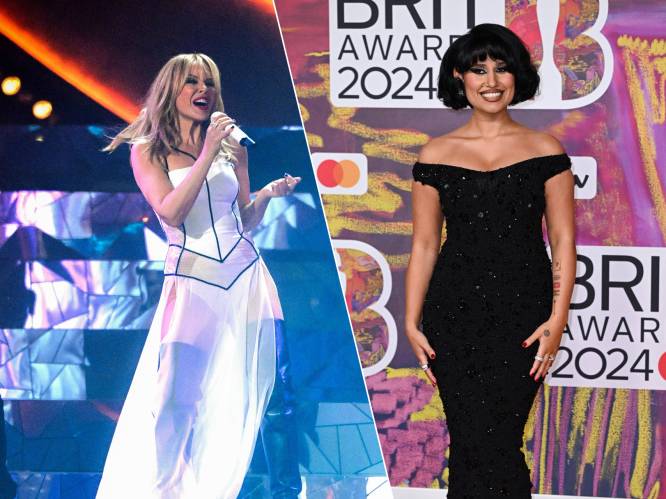 Kylie Minogue sluit show af met een knal en Raye heeft record beet: dit moet je weten over de BRIT Awards