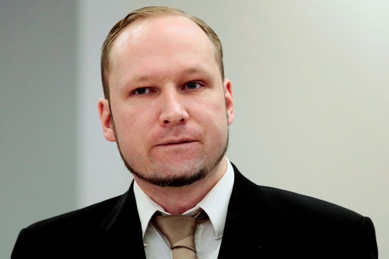 Anders Breivik, de Noorse rechtsextremistische terrorist die tientallen slachtoffers maakte in 2011. Beeld REUTERS